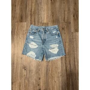Levi's Premium Women's 501 Mid Thigh Shorts Size 26